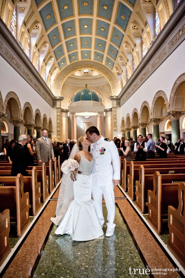 USD Immaculata Church and US Grant Hotel Wedding, San Diego